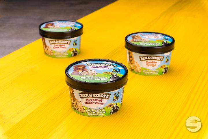 Ben & Jerry's Caramel - Me. fried & roasted chicken