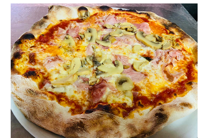 Prosciutto e Funghi - Maestri Pizza & More
