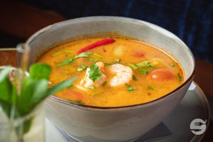 Soupe de Crevettes à la Citronnelle - LE SIL'O Thaï Restaurant