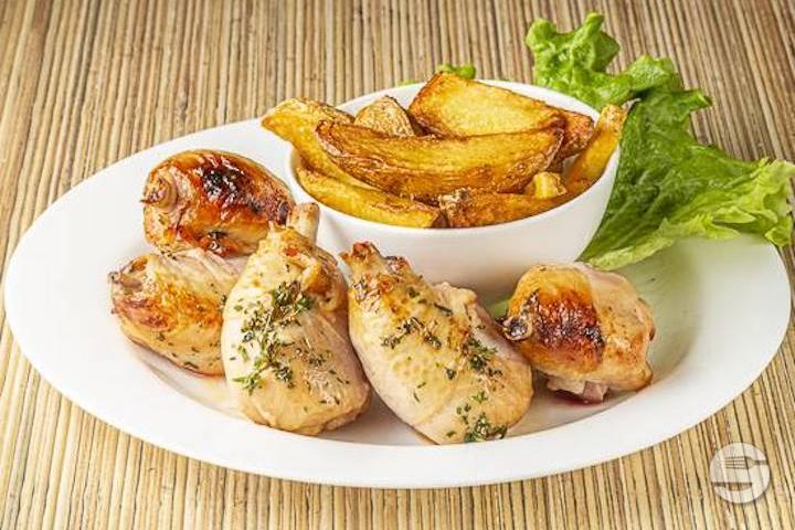 Pilons de Poulet Grillés à la Broche - Rodizio Grill Le Mont d'Or
