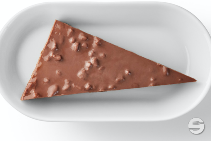 DAIM almond cake with chocolate and almond slivers - IKEA Restaurant Pratteln