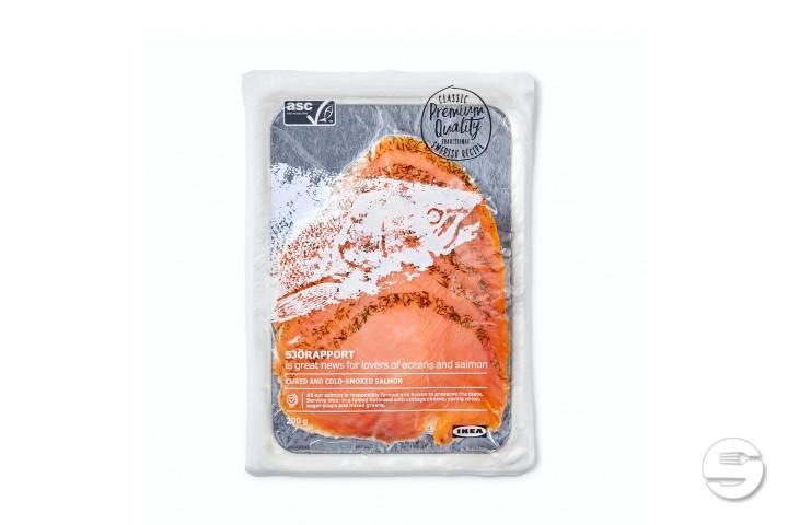 SJÖRAPPORT - Cured and cold-smoked salmon fillet, frozen 200g - IKEA Restaurant Pratteln