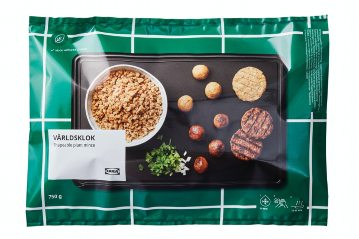 VÄLRDSKLOK - Shapeable plant mince, based on pea protein, frozen 750g - IKEA Restaurant Pratteln