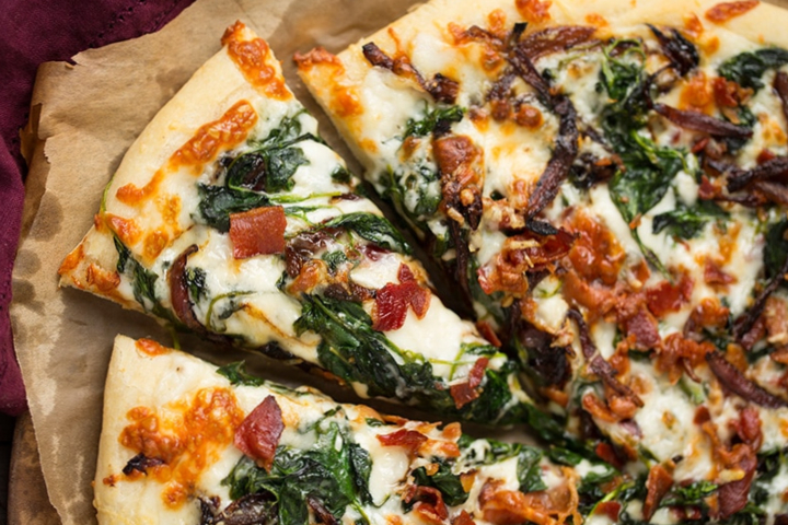 Pizza Spinat - La Stella Pizza & Pasta
