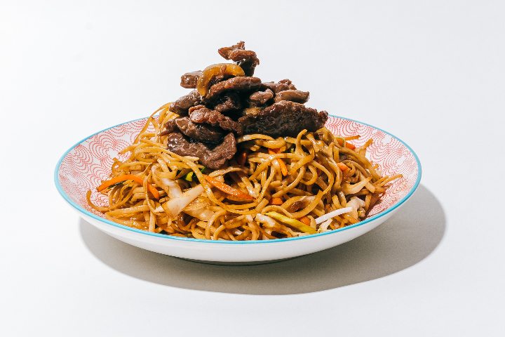 Sautéed Noodles with Beef - Haiku Asian Cuisine & Sushi - Roche