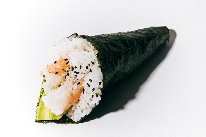 Temaki Crevette Avocat Menthe - Haiku Asian Cuisine & Sushi - Roche