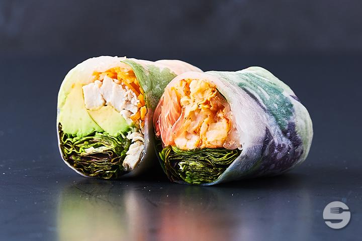 2 Chicken & 2 Shrimp Salad Wrap - Yooji's Bahnhofstrasse