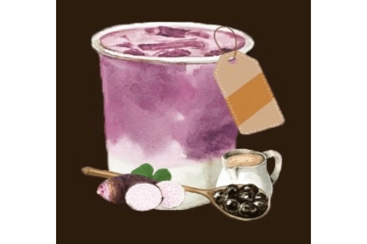 Taro Milk - CU Bubble Tea