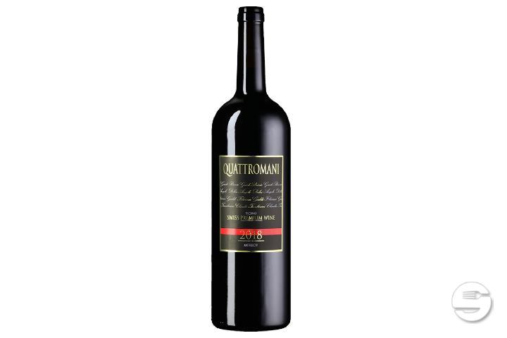 SWISS PREMIUM WINE Quattromani Merlot Cuvée Ticino DOC - Ristorante Bottega del Vino