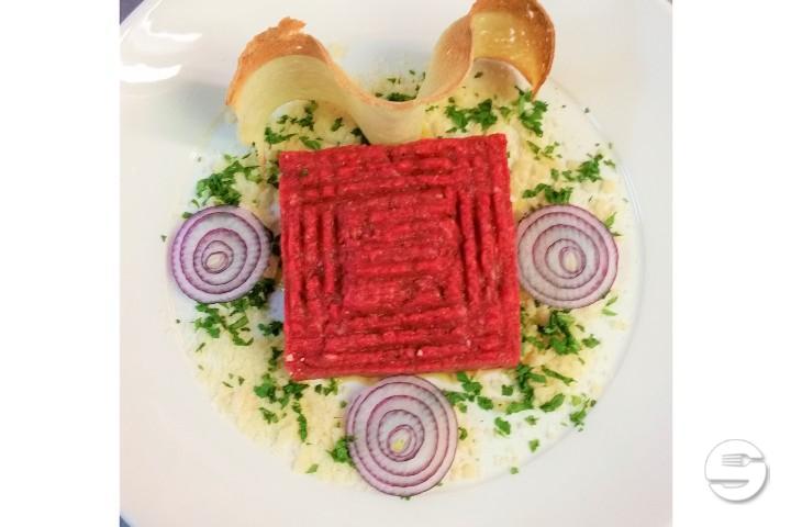 Tartare de bœuf Fassona à la piémontaise - Ristorante Bottega del Vino