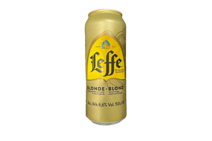Canette blonde Leffe 50 cl