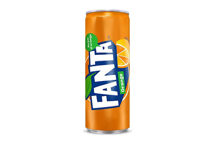 Fanta Orange 330ml. Canette33cl