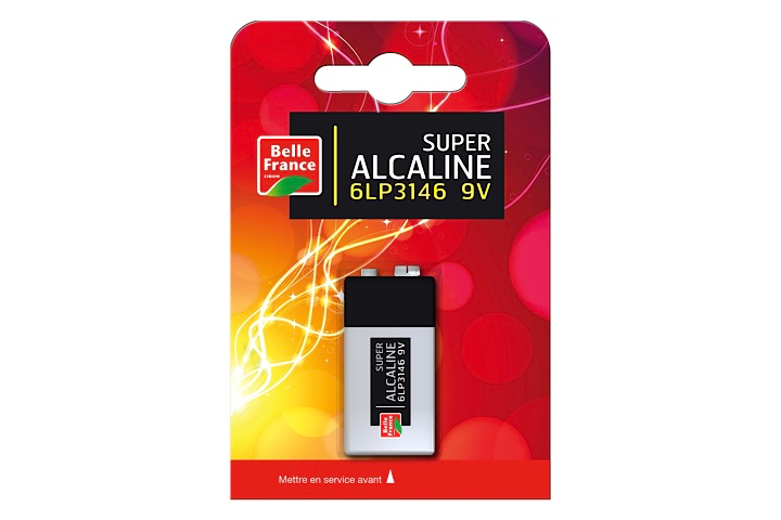 Piles BELLE FRANCE, 9 Volts