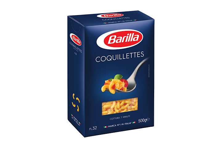 Pâtes coquillettes BARILLA la boite de 500g