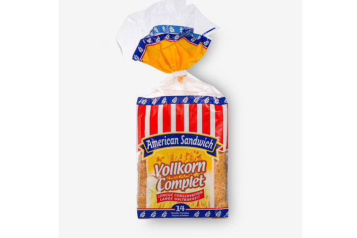 Vollkorn Complet Toast, American Sandwich 