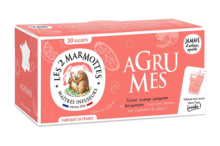 Infusion Agrumes, LES 2 MARMOTTES