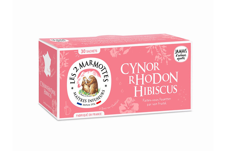 Tisane Cynorrhodon Hibiscus, LES 2 MARMOTTES