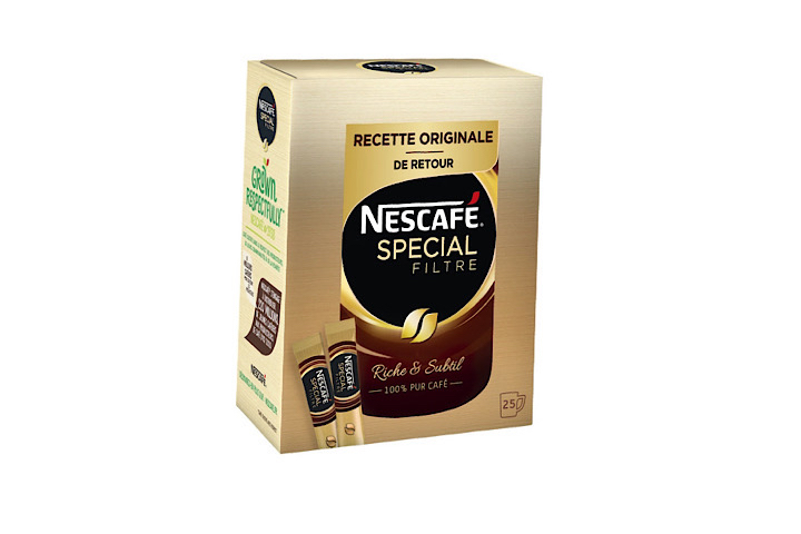 Spécial Filtre L’Original, Café Soluble, Boîte de 25 Sticks/ 50 gr, NESCAFE 
