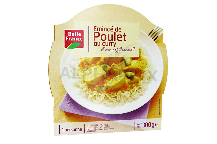 Emincé de Poulet au Curry, BELLE FRANCE