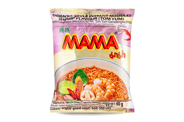 Tom Yum Shrimp Noodles, MAMA