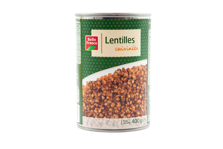 Lentilles Cuisinées Belle France 400g