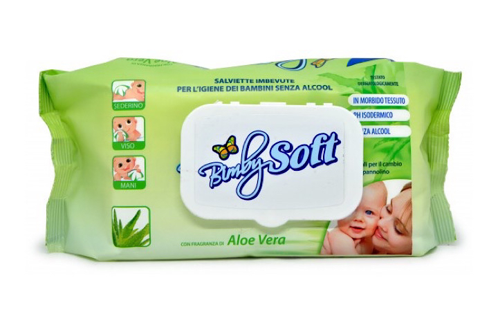 Lingettes thermomix douces à l’aloe vera 72 pcs