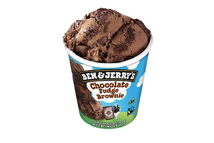 BEN & JERRY’S, CHOCOLATE FUDGE BROWNIE