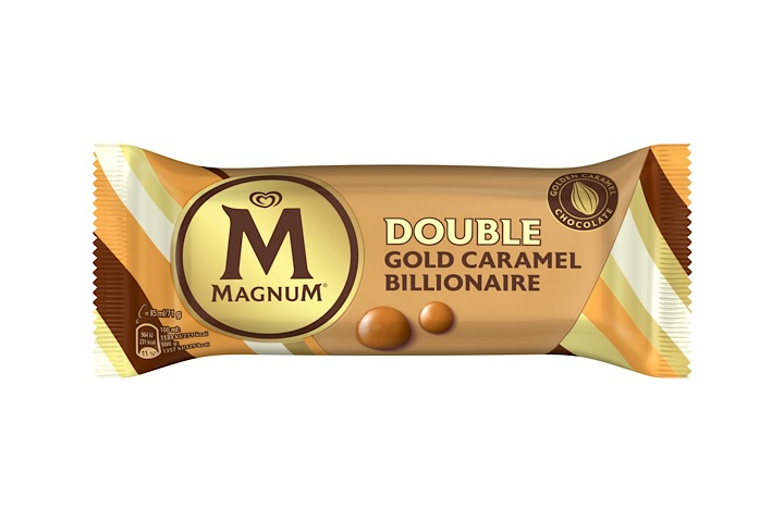 MAGNUM, DOUBLE GOLD CARAMEL BILLIONAIRE