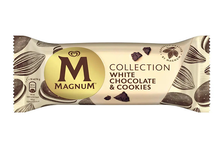 MAGNUM, WHITE CHOCOLATE 