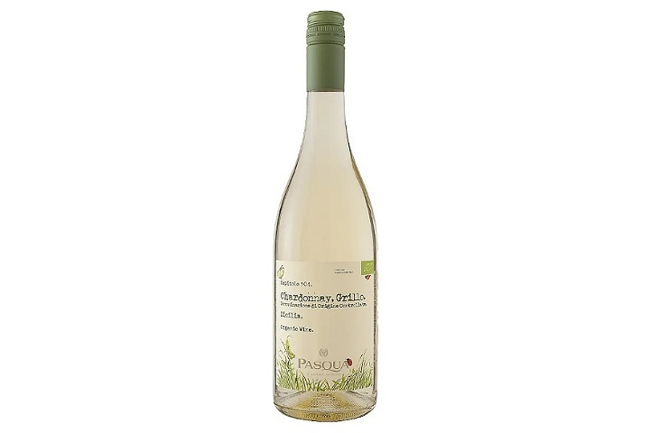  Pasqua - Chardonnay Grillo - Vin Blanc Bio - Sicile, Italie, 75 cl