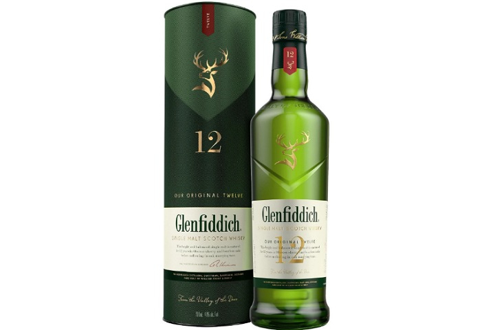 Glenfiddich 12 Ans - Single Malt Scotch Whisky, 40% (70cl)