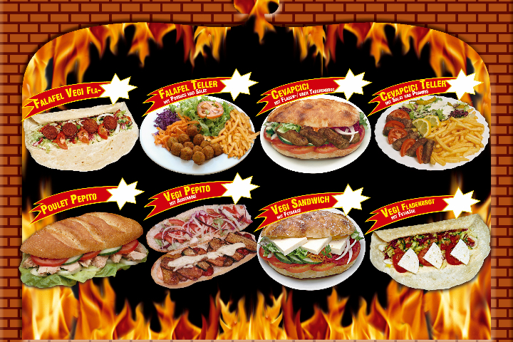 Cevapcici Teller - Best Pizza Kurier