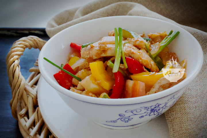 CHICKEN SWEET N SOUR - Khan's Flavours of Asia