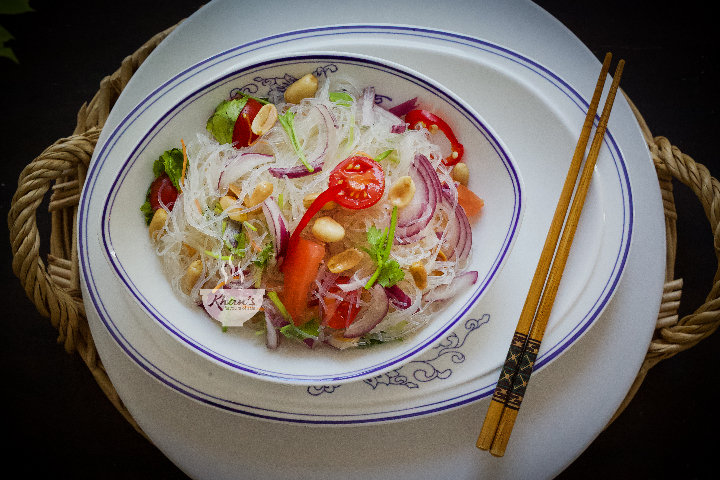GLASS NOODLE SALAD (YAM) - Khan's Flavours of Asia