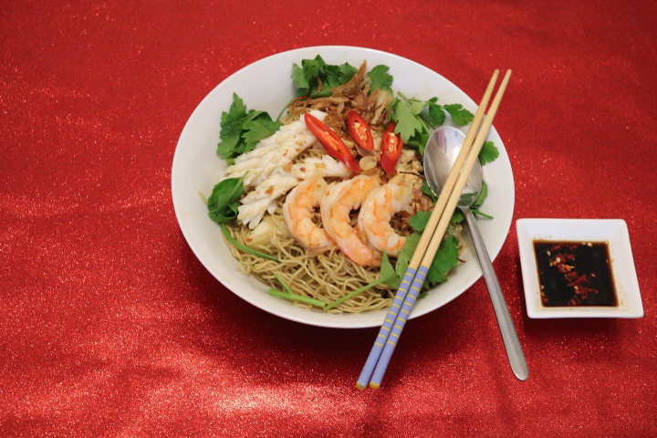 Mì khô - Hủ tiếu khô - Vietnam Street Food