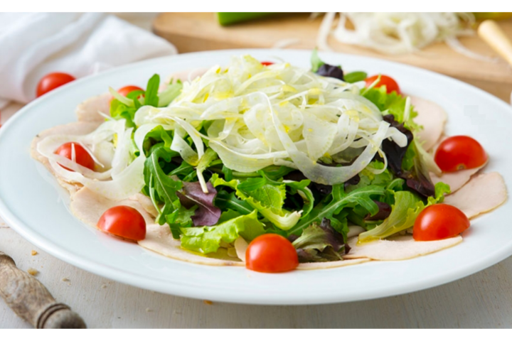 Turkey Carpaccio with Tuna Sauce - Salade Passion