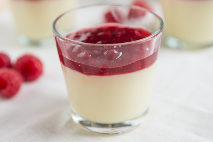 Homemade Panna Cotta - Salade Passion
