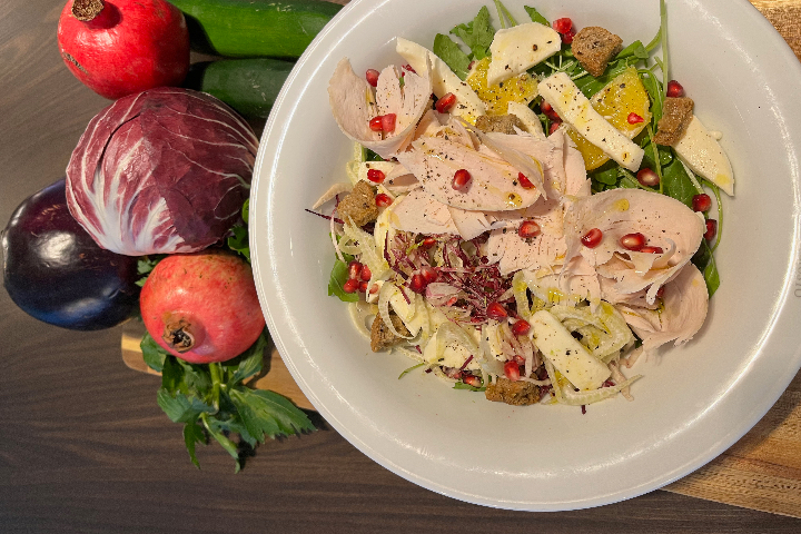 Menu Powersalade Dinde maison - Salade Passion