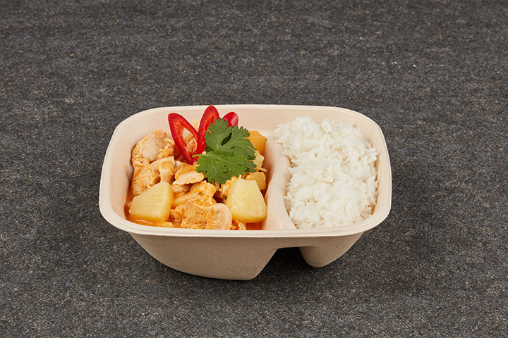 Red Thai Curry with Jasmine Rice - KAIMUG Food Station