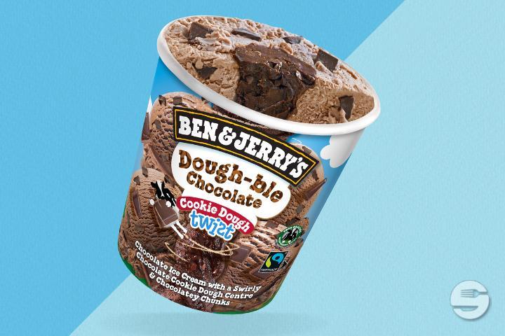 Ben & Jerry's Dough-Ble Chocolate Cookie Dough Twist - The Ben & Jerry's Shop