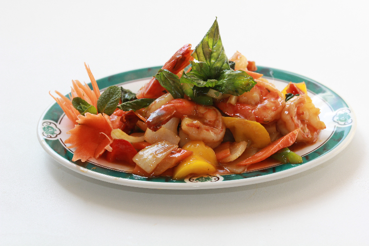 181. Shrimps with Basil - Isushi