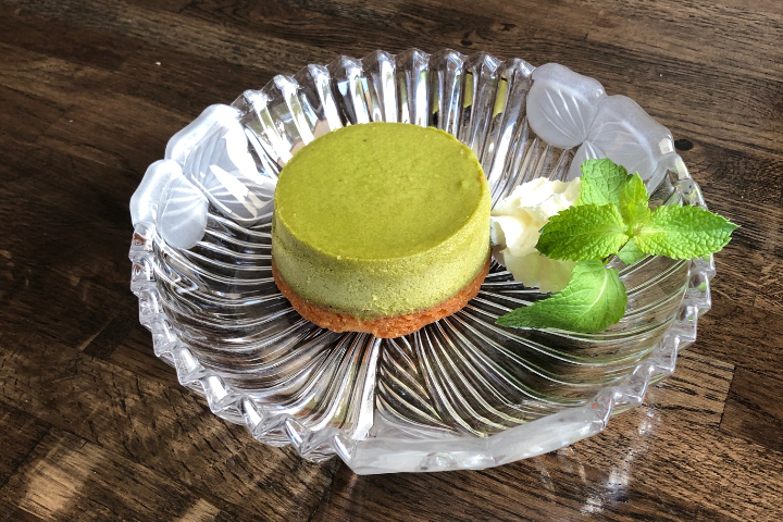 Mini cheese cake au thé vert - Isushi