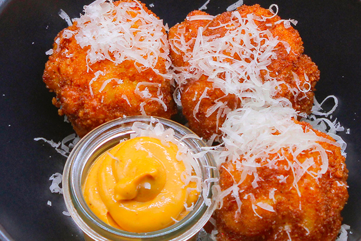 Mac & Cheese Balls - Hey Buddy