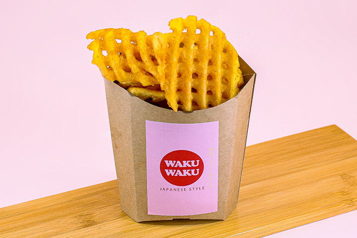 Waffle Fries + 1 Sauce - WAKU WAKU
