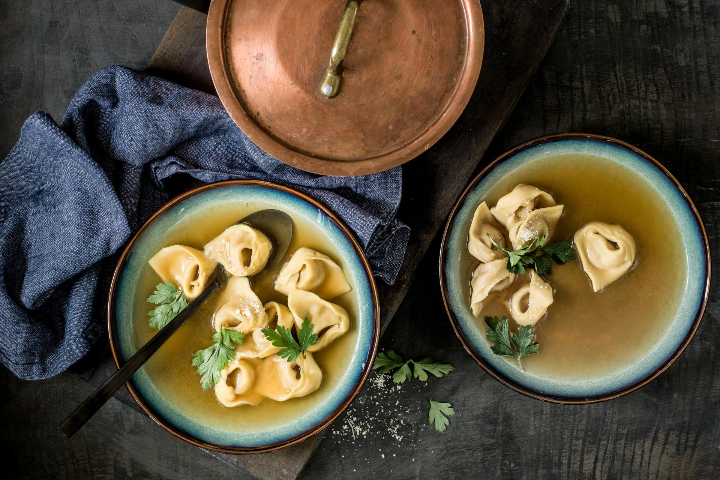 BOUILLON with tortelloni - Lützelau - Seerestaurant