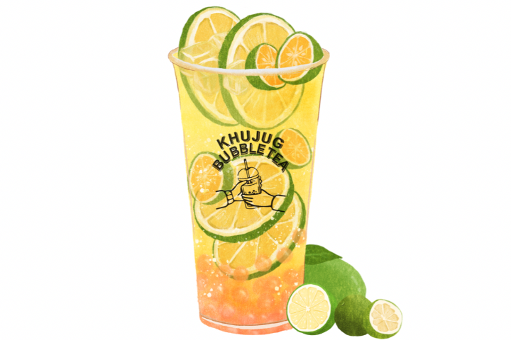 Kumquat Lemon Tea - Khujug Bubble Tea