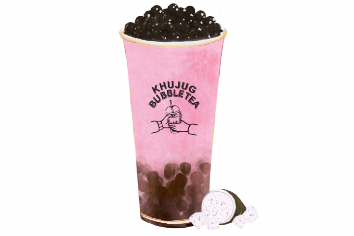 Taro Milk Tea - Khujug Bubble Tea