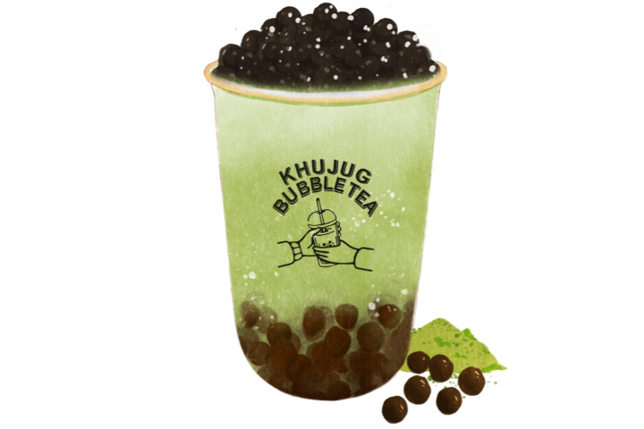 Matcha Milk Tea - Khujug Bubble Tea