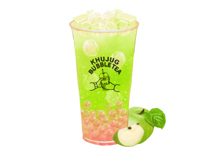 Green apple Tea - Khujug Bubble Tea