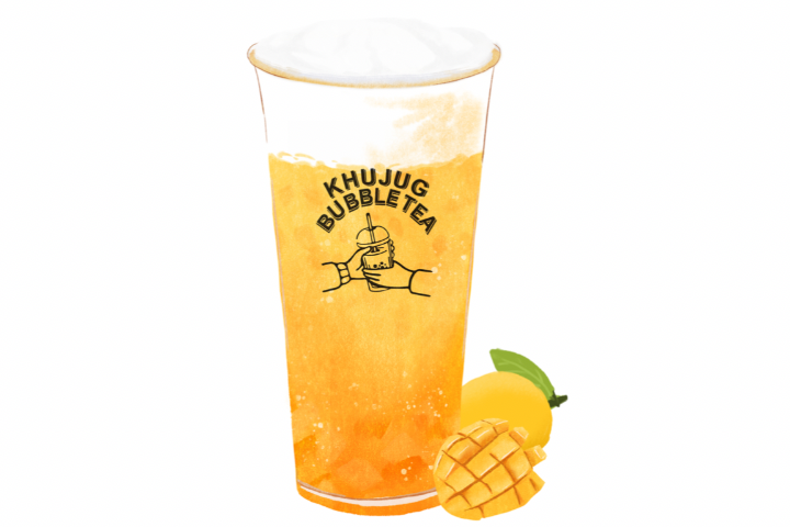 Snow Topping Mango - Khujug Bubble Tea